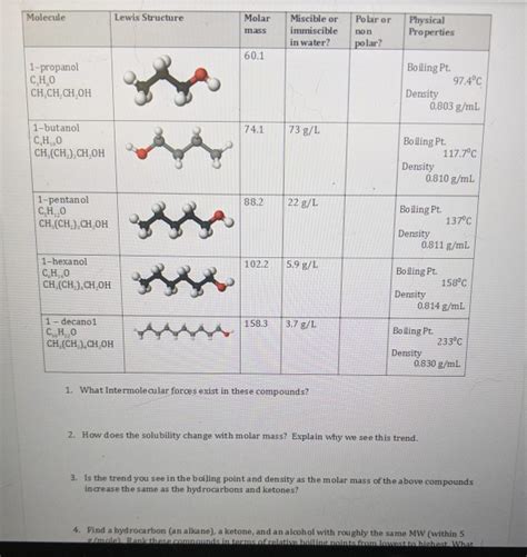 Lewis Structure Of 1 Propanol