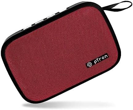 pTron Musicbot Lite 5W Mini Bluetooth Speaker with 6Hrs Playtime ...