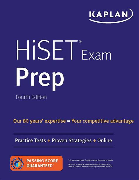 HiSET Exam Prep | Book by Kaplan Test Prep, Caren Van Slyke | Official ...