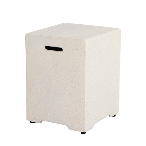 Buy COSIEST Outdoor Hideaway Tank Table for Propane Fire Pits, Hides ...