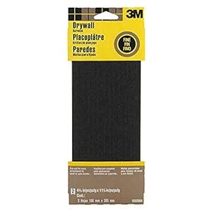 3M 9089NA Drywall Sanding Screen, 4 3/16in x 11 1/4 in, 2-Sheet Fine ...