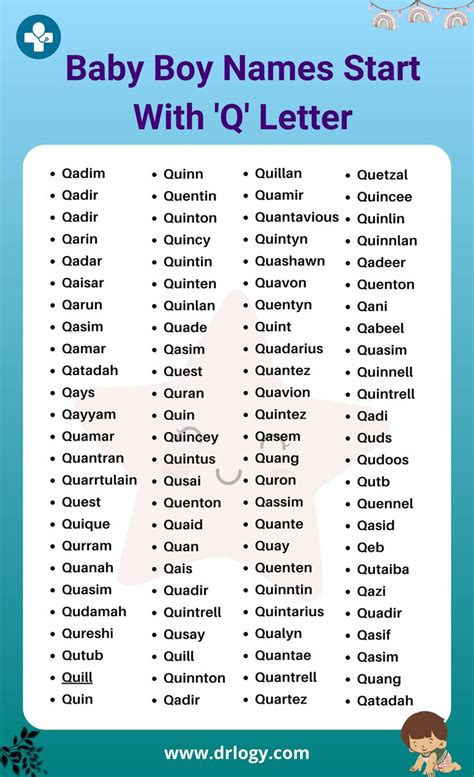 What Boy Names Start With Q at Steven Robbins blog