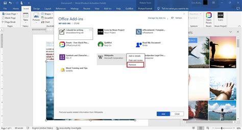 Install Add-Ins Word 2016 的图像结果