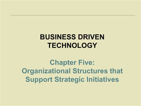 business driven technology pdf