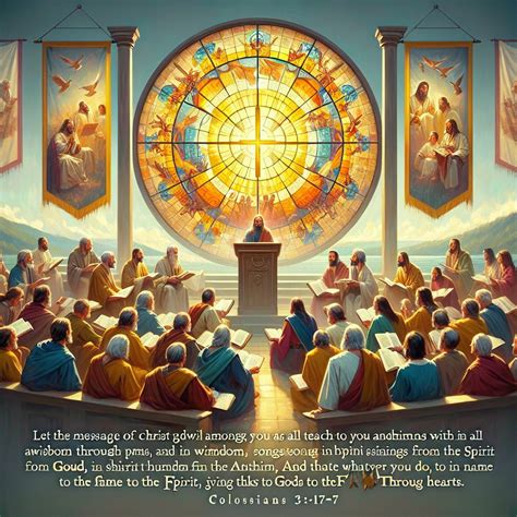 What does Colossians 3:16-17 mean? | Bible Art