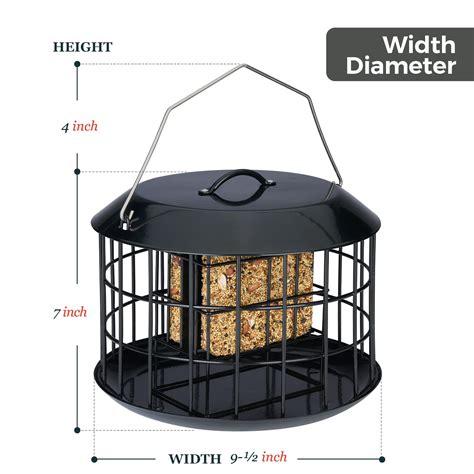 Snapklik.com : Squirrel Proof Suet Feeder, Cage Bird Feeders For ...