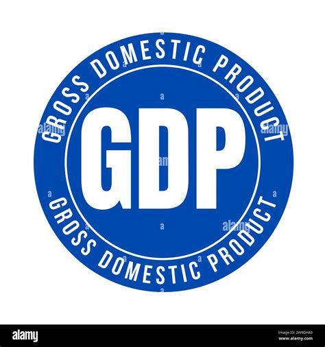 GDP gross domestic product symbol icon Stock Photo - Alamy