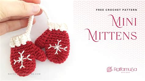 Image result for Crochet Mini Mittens Tutorial