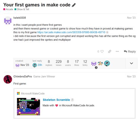 MakeCode Projects 的图像结果