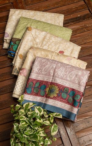 The Timeless Beauty of Tussar Cutwork Sarees