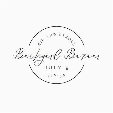 Sip and Stroll Backyard Bazaar at Reeds Crossing - VENDOR REGISTRATION ...