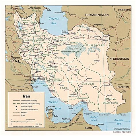 Maps: Modern Iran