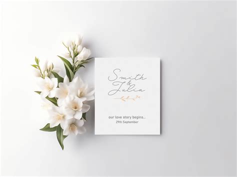 Invitation Card Free Mockup | Mockup World HQ
