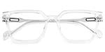 Mabel Eyeglasses in Square Crystal Frame | Zeelool