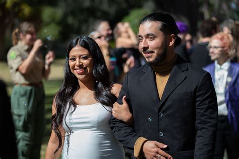 Couples tie the knot with group Valentine's Day wedding at Goodwood