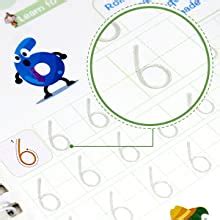 MUMMA MALL Magic Copybook Set | 4 Books + 10 Refills Reusable tracing ...