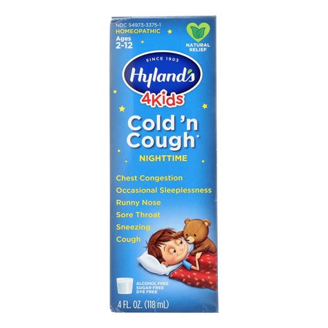 Hyland's Cold 'n Cough 4 Kids - 4 Fl Oz