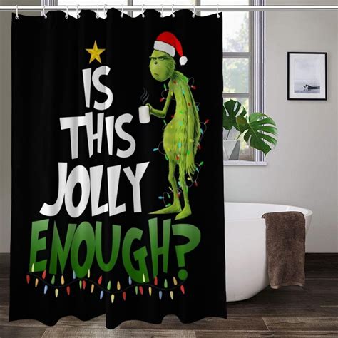 The Grinch Christmas Shower Curtain at Charlie Gladys blog