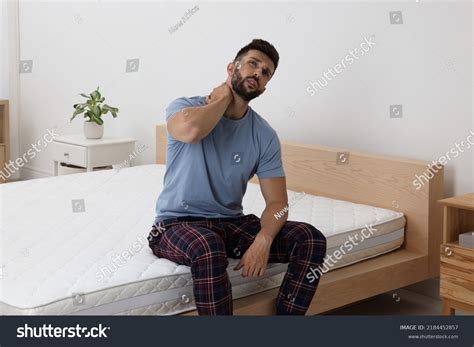 Man Suffering Neck Pain After Sleeping Stock Photo 2184452857 | Shutterstock