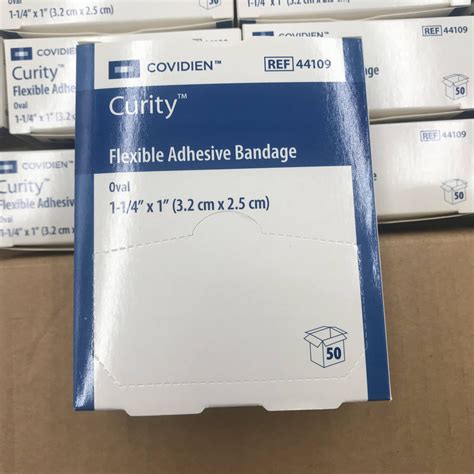COVIDIEN 44109 Curity Flexible Adhesive Bandage Oval 3.2cm x 2.5cm ...