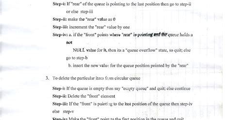 Data Structure and Algorithm Lab Manual - Experiment 4 - Circular Queue ...