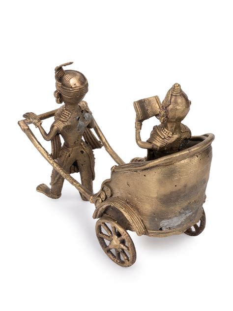 Royal Rickshaw Dokra Craft | Brass Decorative Showpiece