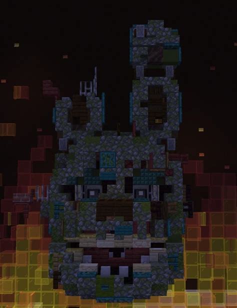 Image result for Minecraft F-NaF Spring Trap