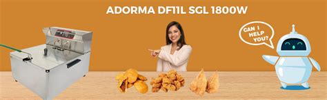 ADORMA DF11L SGL 1800W Heavy Duty Commercial Electric Deep Fryer 11 ...