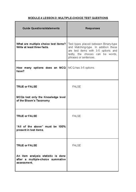 Image result for Multiple Choice Test Questions