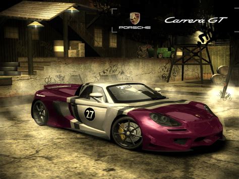 Porsche Carrera GT Need For Speed Most Wanted Rides | NFSCars