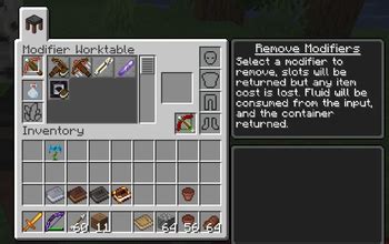 Image result for How to Add Modifiers Tinkers Construct