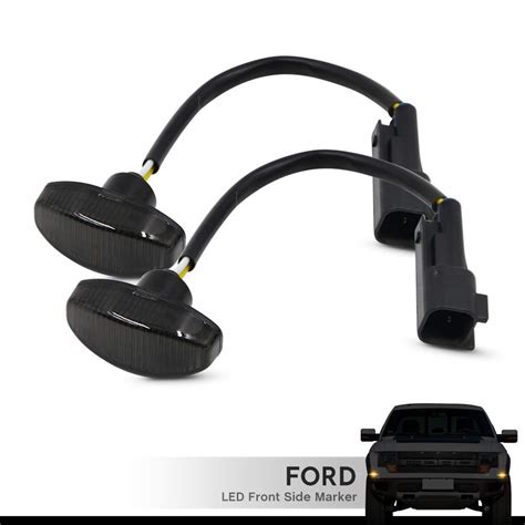 NJSBYL LED Side Marker Lamps for 2010-2014 Ford F150 SVT Raptor Pick Up ...
