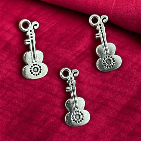 Buy Guitar Metal Charm 3pcs Online in India – Jo Handmade