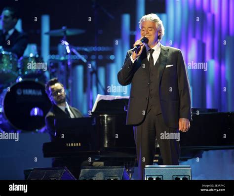 Andrea Bocelli at Billboard Latin Music Awards Show at Bank United ...