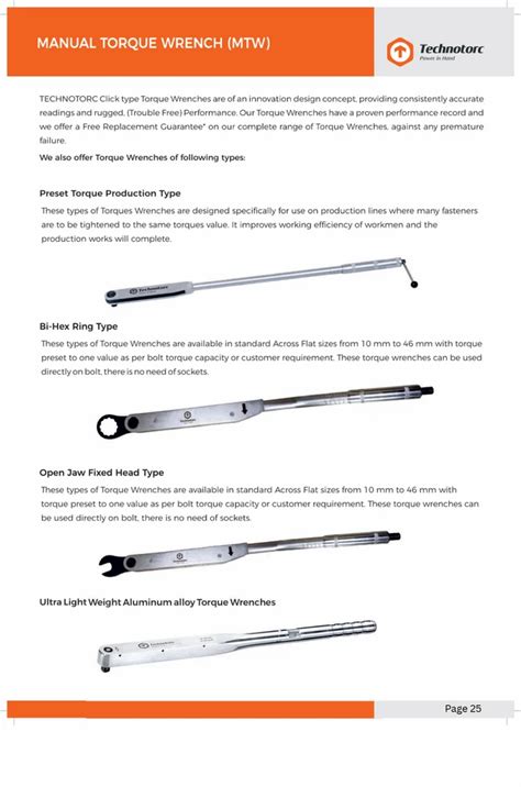 Mechanical Torque Wrench - Bi Hex Ring Type Torque Wrench Service ...