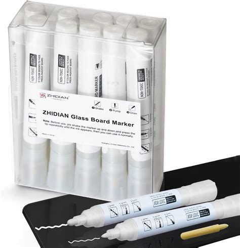 Amazon.com : White Liquid Chalk Dry Erase Marker Pens - 4 Pack ...
