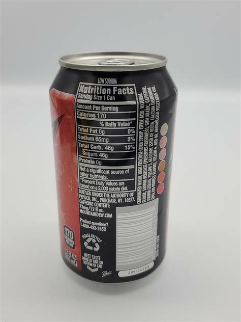 2013 Mountain Dew Mtn Dew Can Citrus Cherry Game Fuel Halo 4 XBOX 360 ...