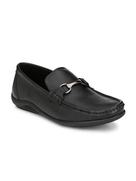 Hitz Men's Black Leather Comfort Slip-On Shoes – Hitz Shoes Online