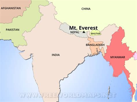 Mt Everest Map