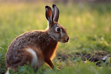 灵动的野兔高清图片下载-正版图片600481192-摄图网