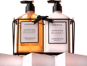 KIMIRICA Bouquet Luxury Hand Wash & Lotion Hand Care Duo Gift Box, 100% ...