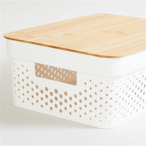 Buy Regan Plastic Storage Basket with Lid from Home Centre at just INR ...