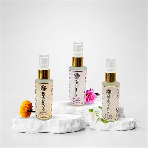 Combo Set of 3 - Rose Water, Jasmine/Mogra Water, Marigold Water