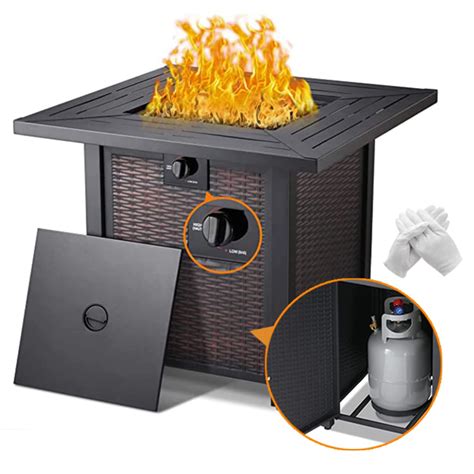 Propane Fire Pit Table ,2 in 1 Outdoor Fire Tables India | Ubuy