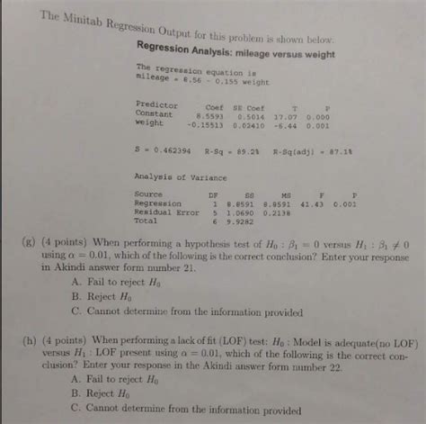 Image result for Minitab Regression Output Explained