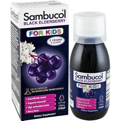 Amazon.com : Sambucol Black Elderberry Syrup for Kids - 7.8 oz : Beauty