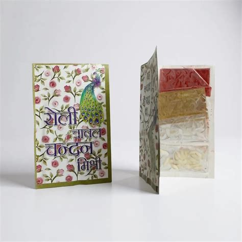 Rakhi Gift Combo (Rakhi + Tilak Pack + Chocolate) – Jaipuri Stitch