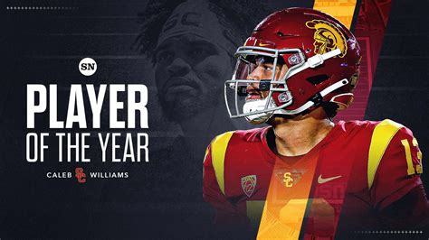 Download Caleb Williams Playerofthe Year Wallpaper | Wallpapers.com