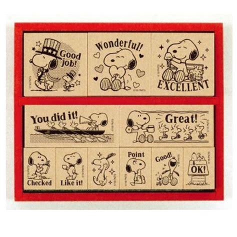 ビバリー 木製ごほうびスタンプ スヌーピーENGLISH SDH-112 - メルカリ