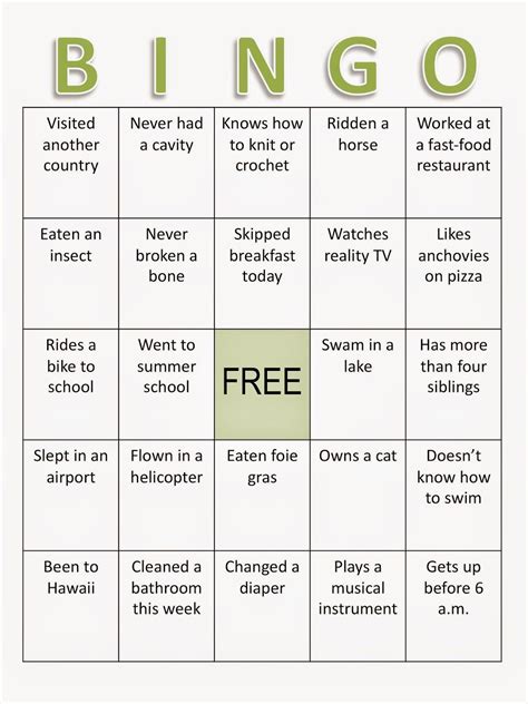 Back to school bingo ice breaker – Artofit